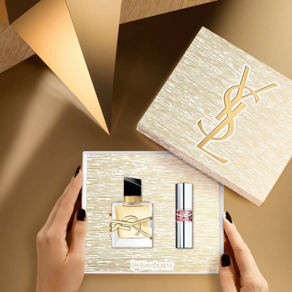 Libre Eau de Parfum & Loveshine Holiday Set in gold | YSL Beauty