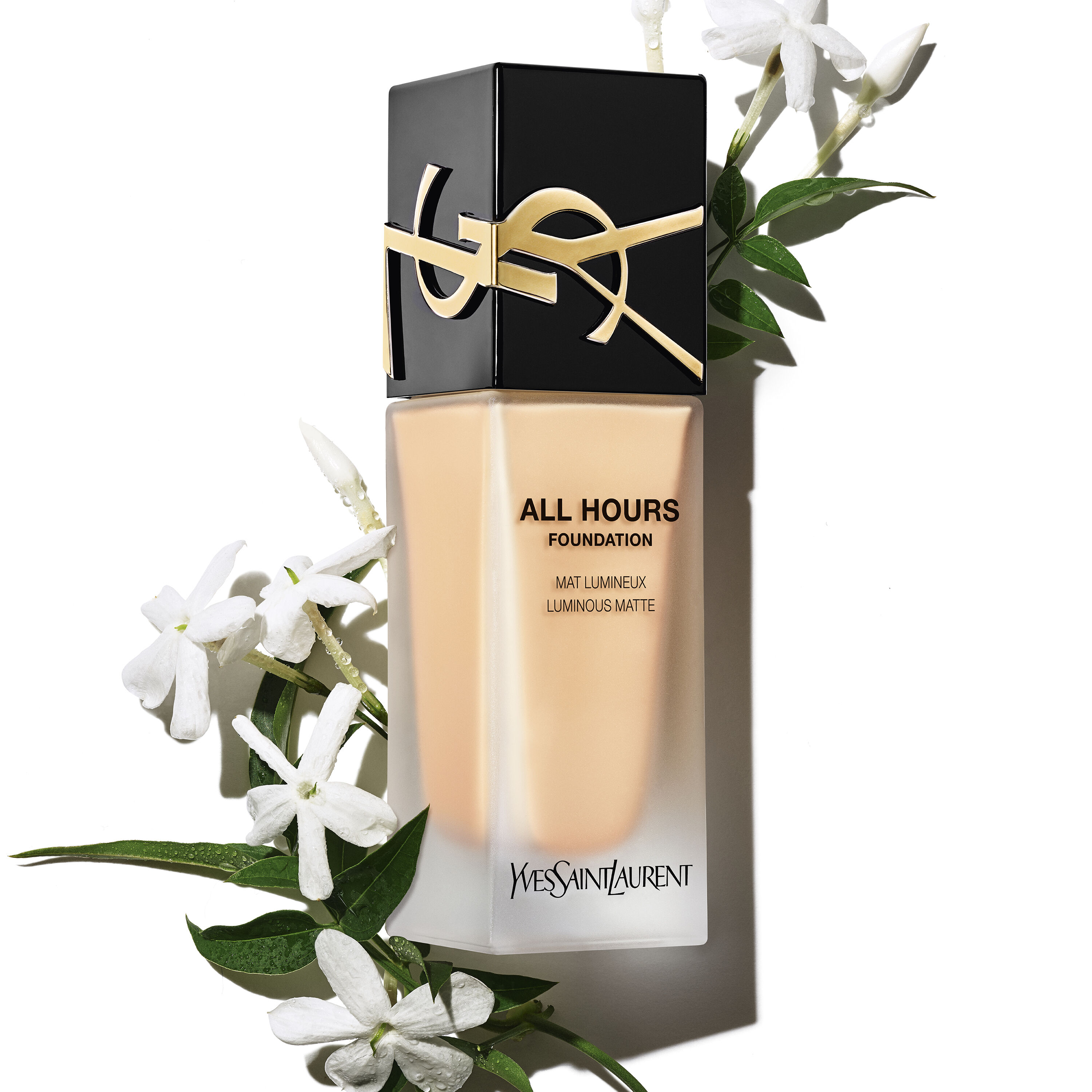 YSL Yves Saint Laurent All Hours Foundation Full Cover Luminous Matte All Day Long Wear SPF39 PA 25ml.