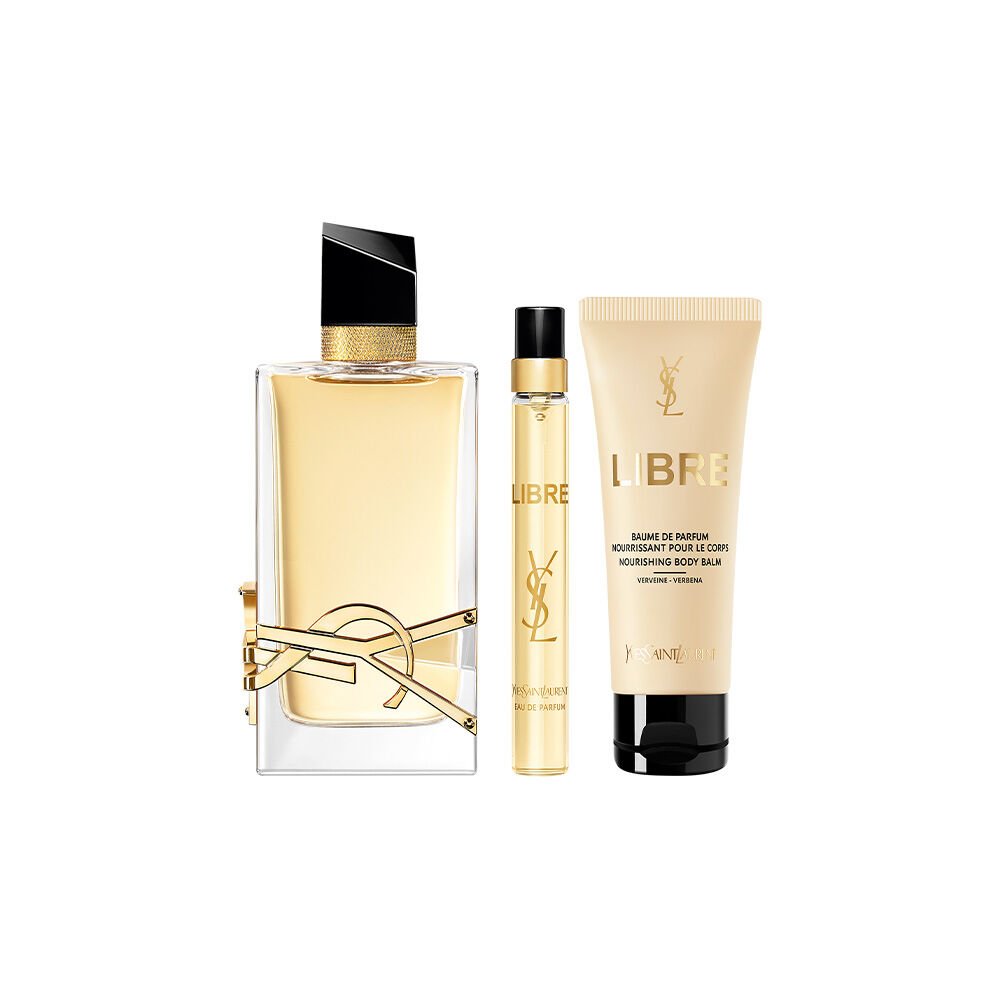 Libre EDP Gift Set 50ml Fragrance Silky Body Lotion YSL Beauty