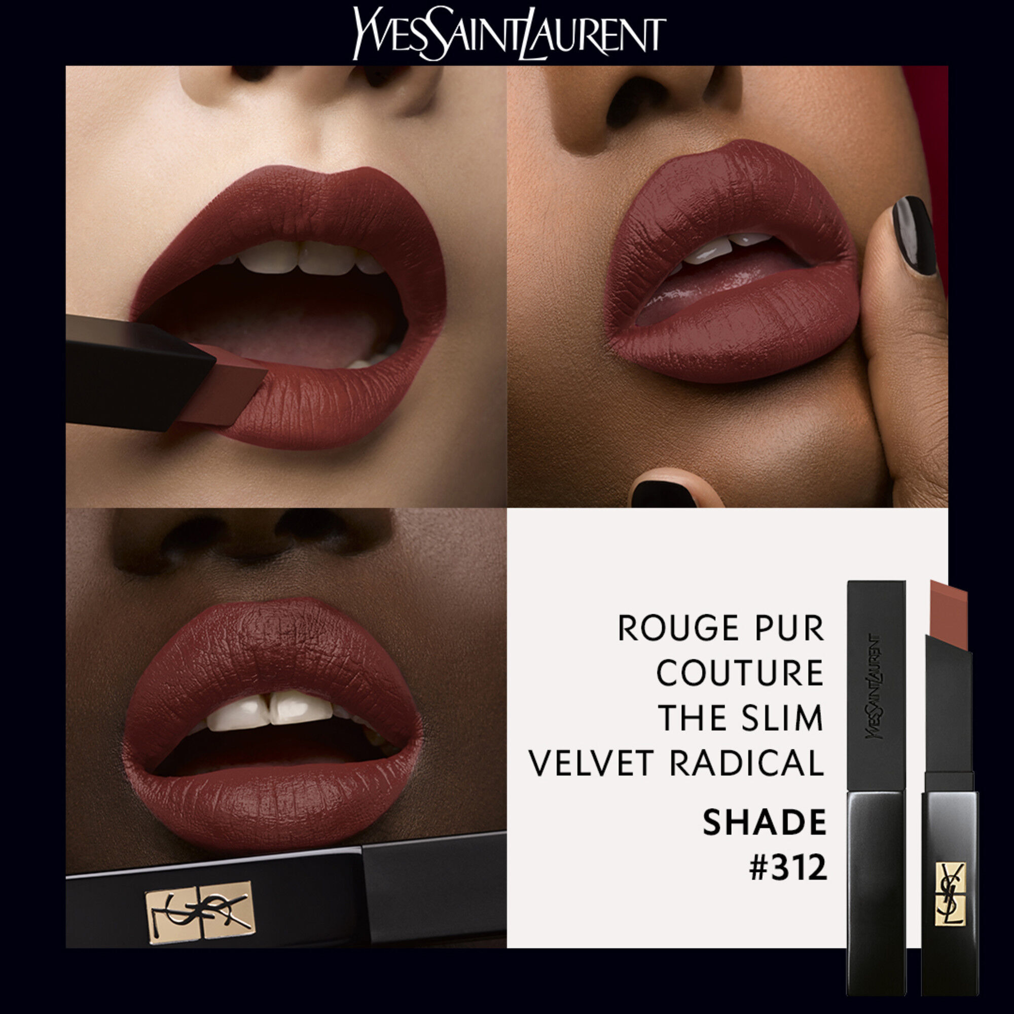 ROUGE PUR COUTURE THE SLIM VELVET RADICAL