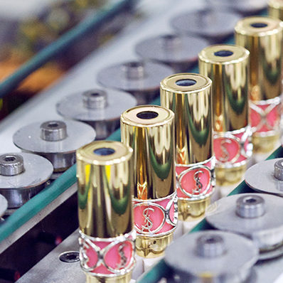 YSL lipstick in production