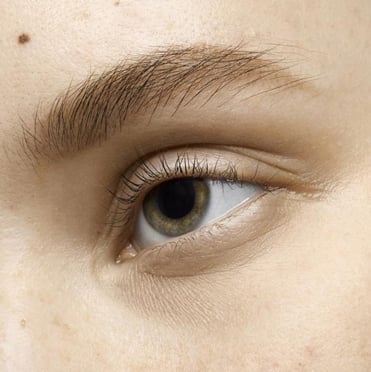 woman with close up eye shot